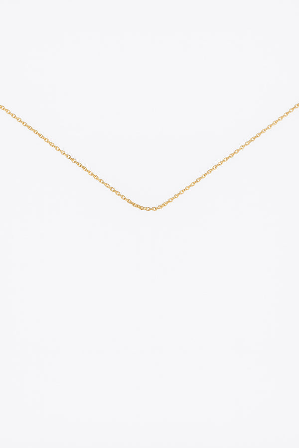0.8MM SOLID 9CT FACETED YELLOW GOLD CHAIN