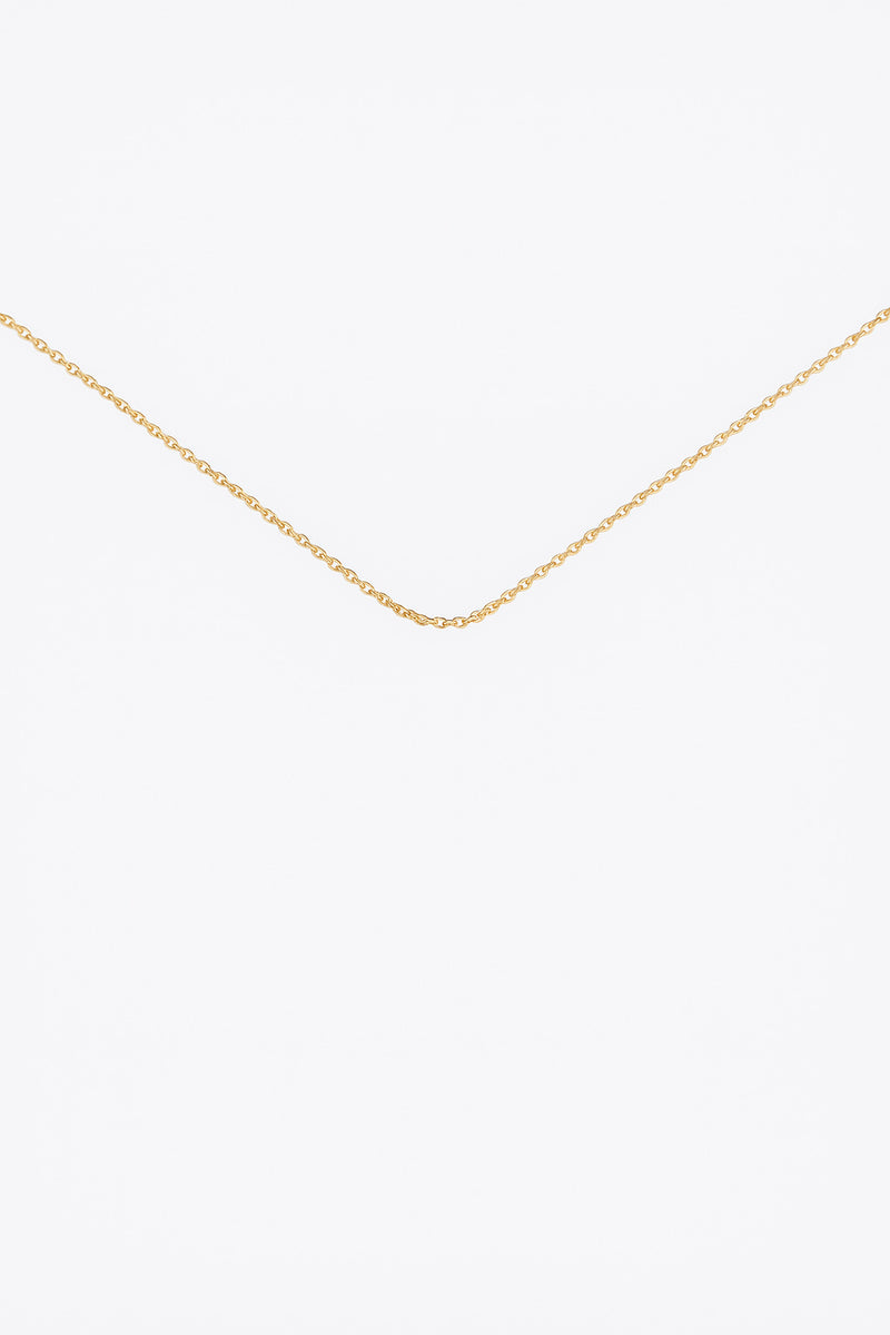 0.8MM SOLID 9CT FACETED YELLOW GOLD CHAIN