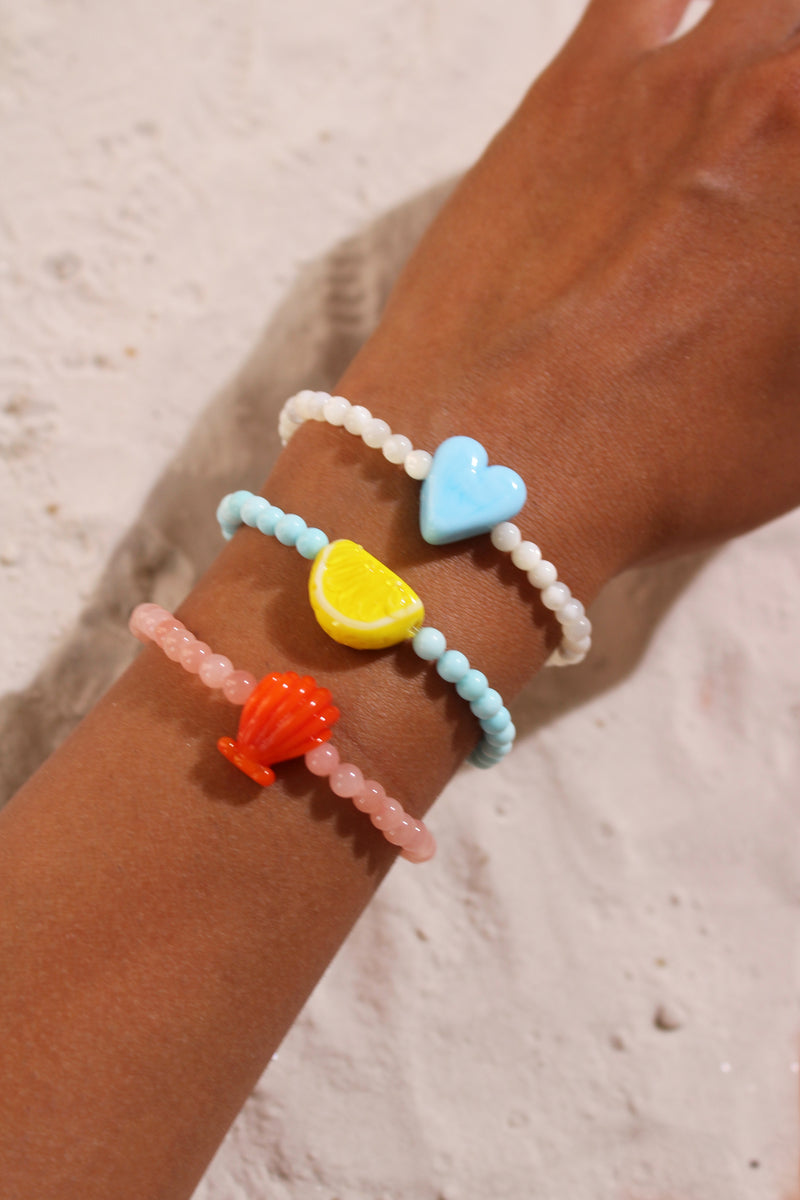TUTTI FRUTTI  BEADED BRACELET - LUCIA THE LEMON