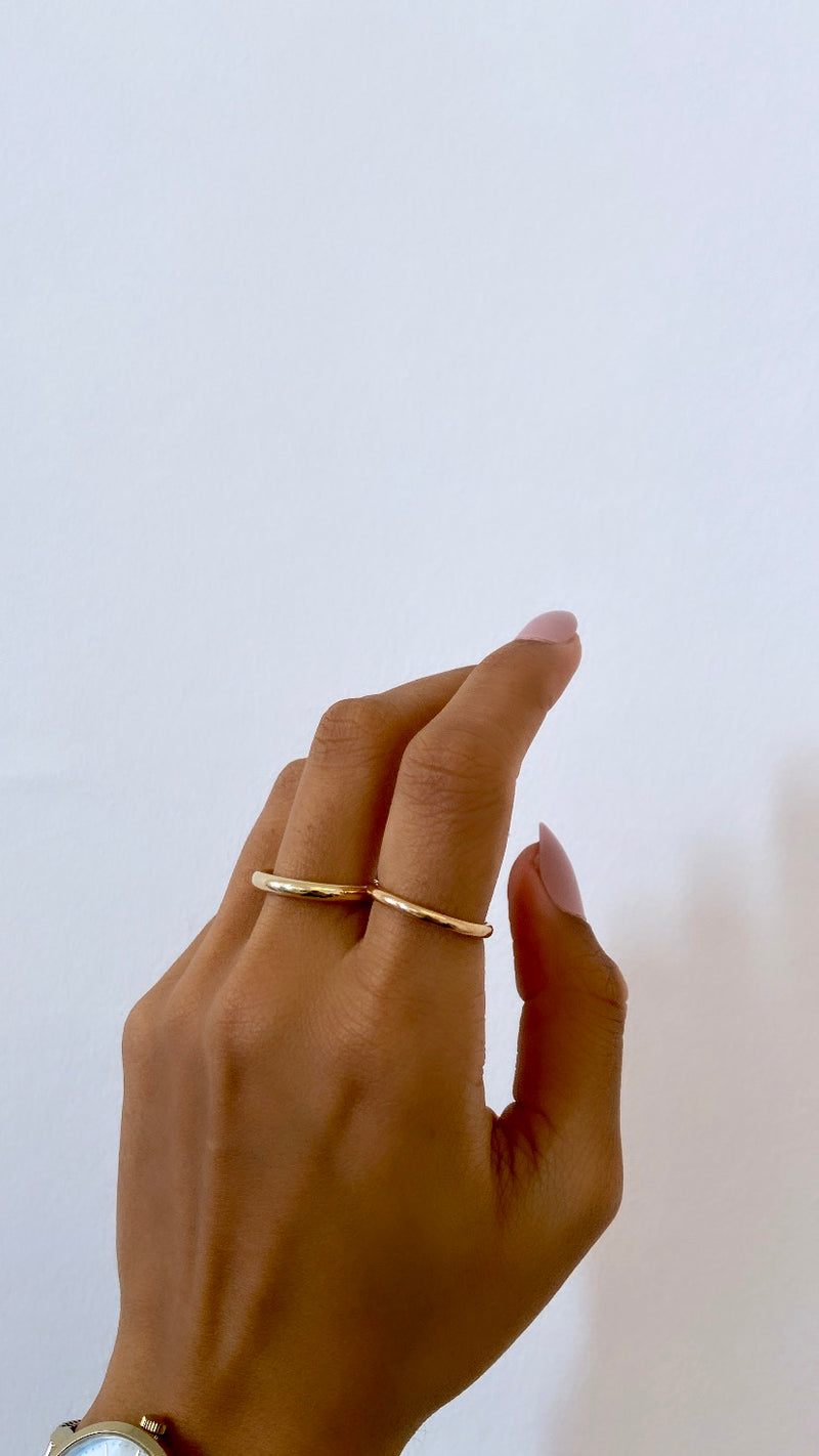 MILESTONE ROUND GOLD BAND 3MM