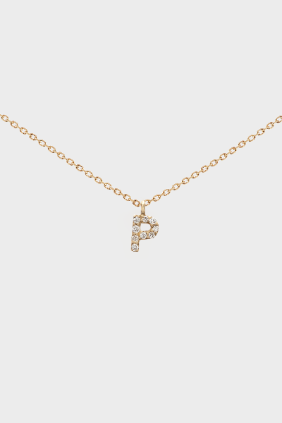 DIAMOND INITIAL NECKLACE