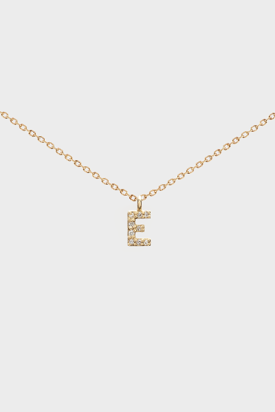 DIAMOND INITIAL NECKLACE