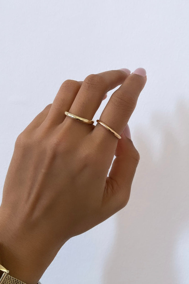 MILESTONE ROUND GOLD BAND 3MM