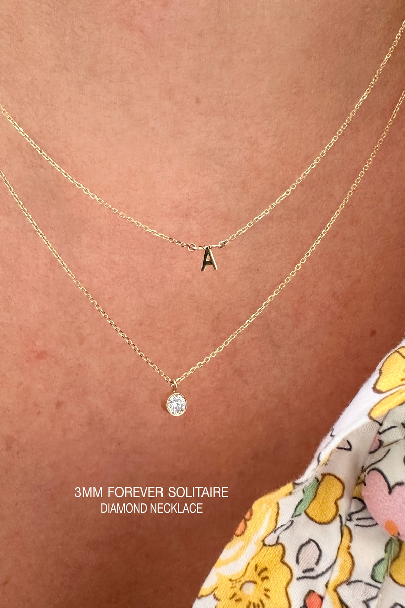 FOREVER SOLITAIRE DIAMOND NECKLACE