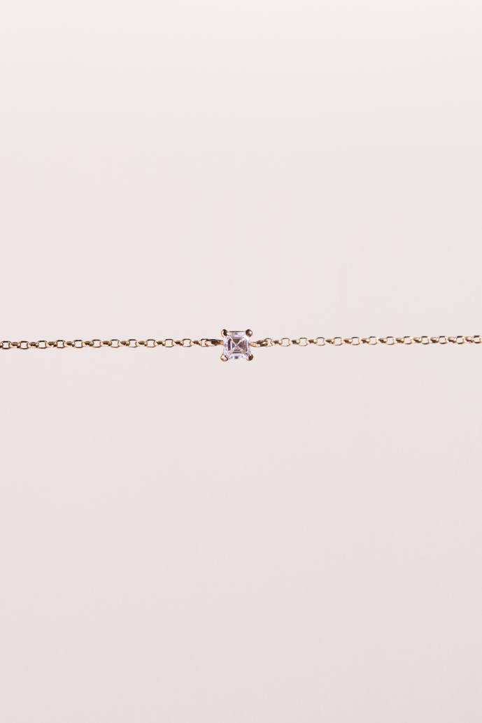 FACETS FOREVER ASSCHER DIAMOND BRACELET