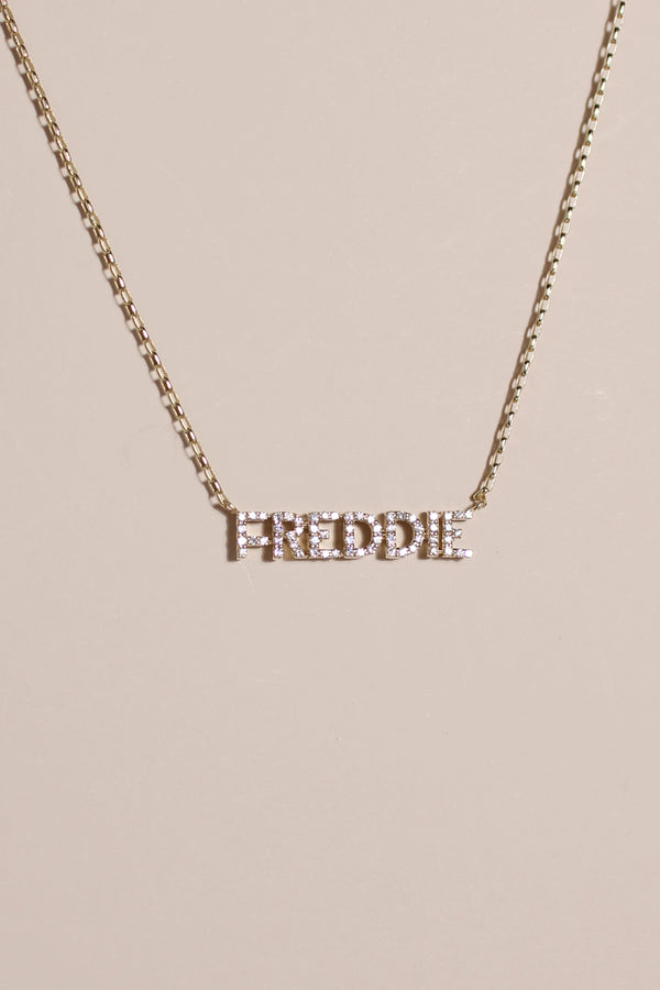 BESPOKE DIAMOND NAME NECKLACE