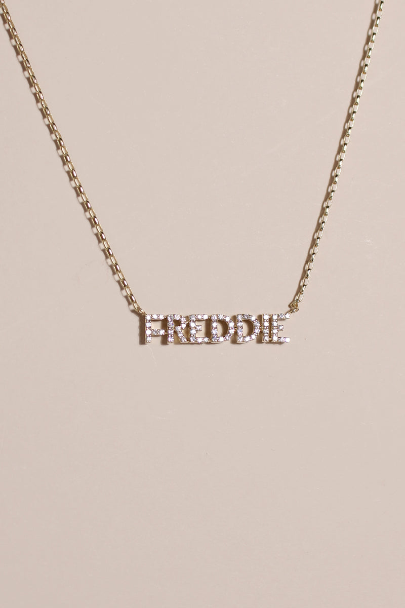 BESPOKE DIAMOND NAME NECKLACE