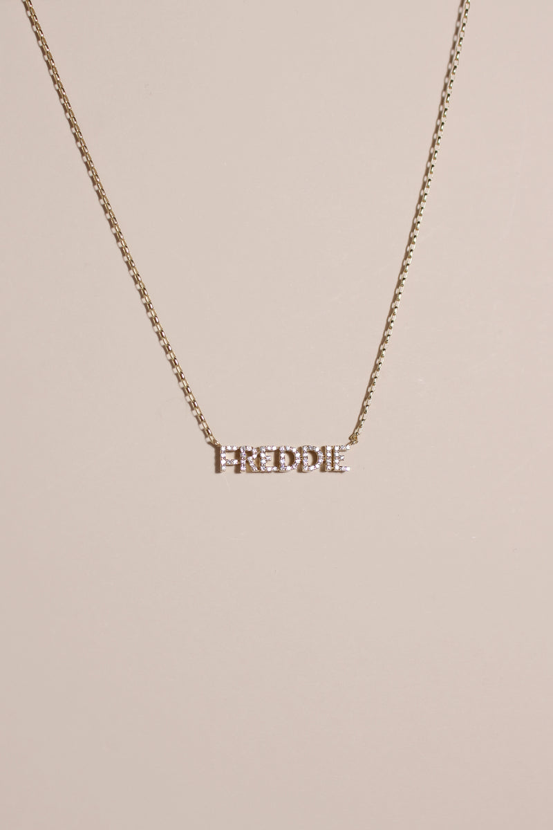 BESPOKE DIAMOND NAME NECKLACE