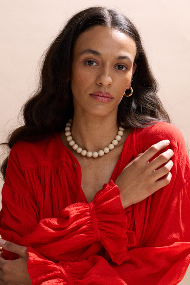 FORMENTERA CREMA JASPER BEADS