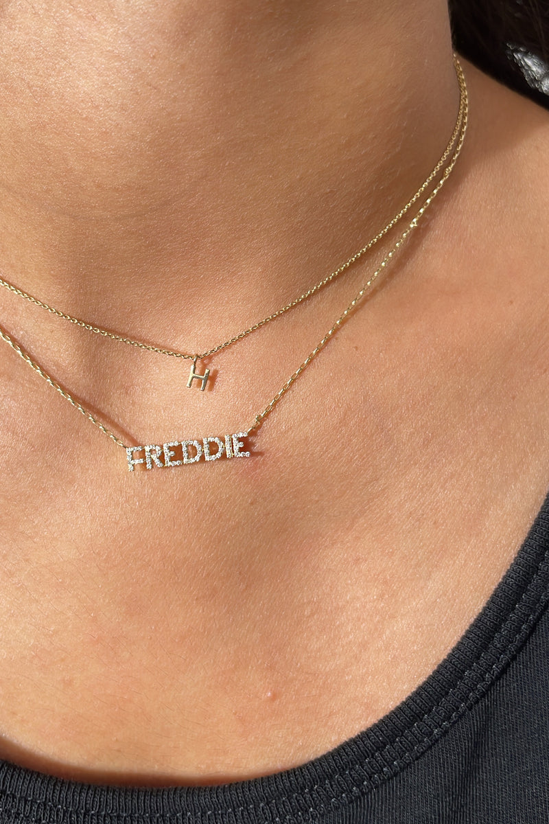 BESPOKE DIAMOND NAME NECKLACE