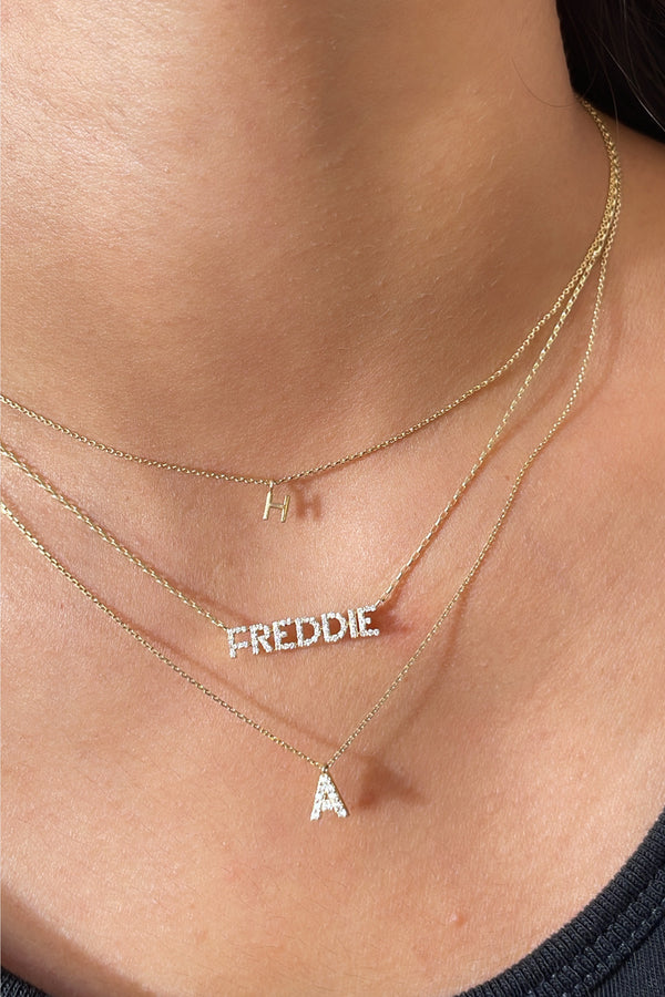 BESPOKE DIAMOND NAME NECKLACE