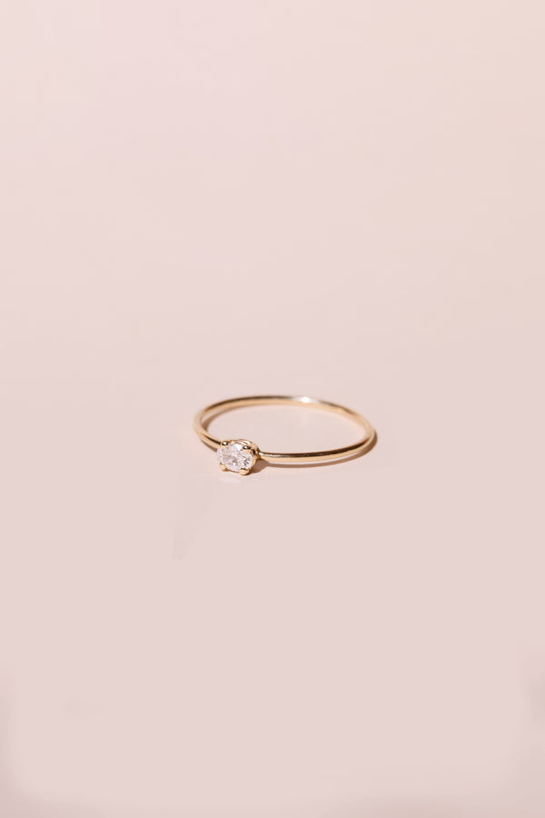 FACETS FOREVER OVAL DIAMOND RING