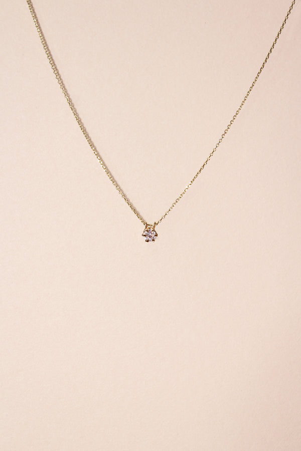 FACETS FOREVER ROUND DIAMOND NECKLACE