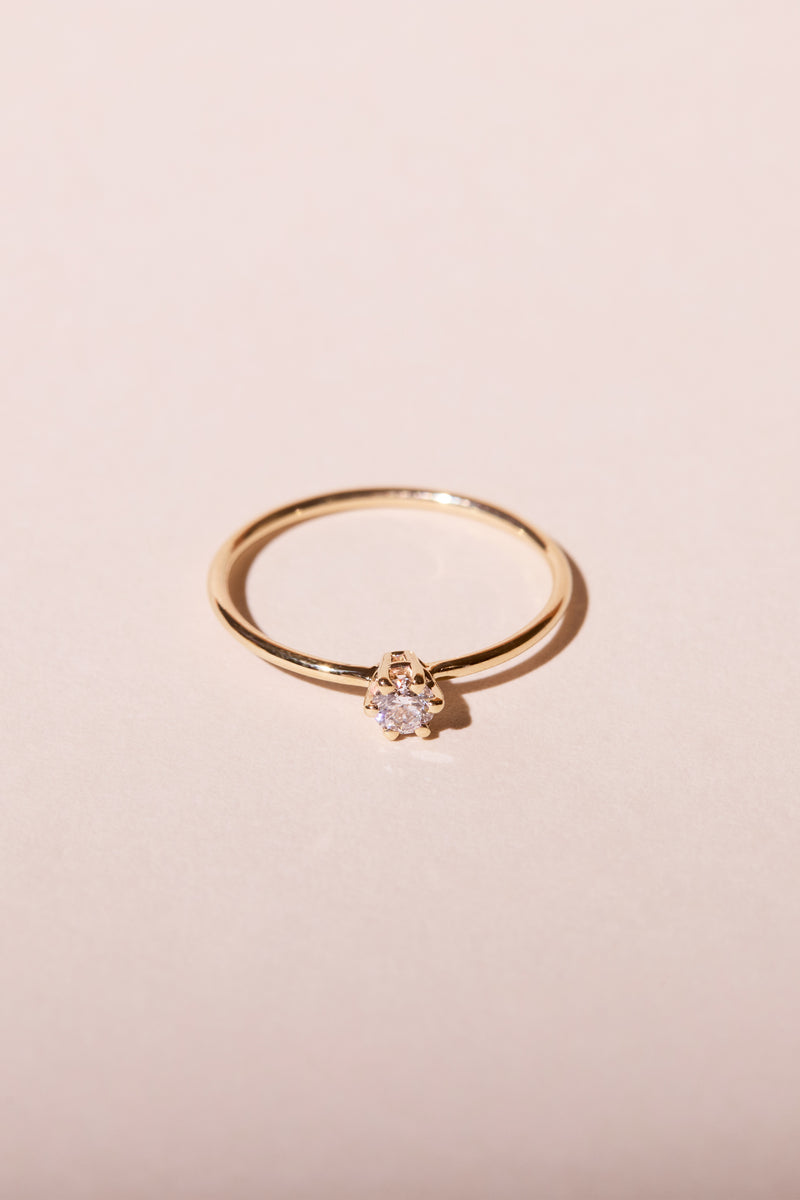 FACETS FOREVER ROUND DIAMOND RING