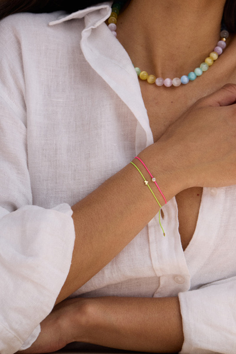 CORD FRIENDSHIP BRACELET – AURUM GREY - Main Image