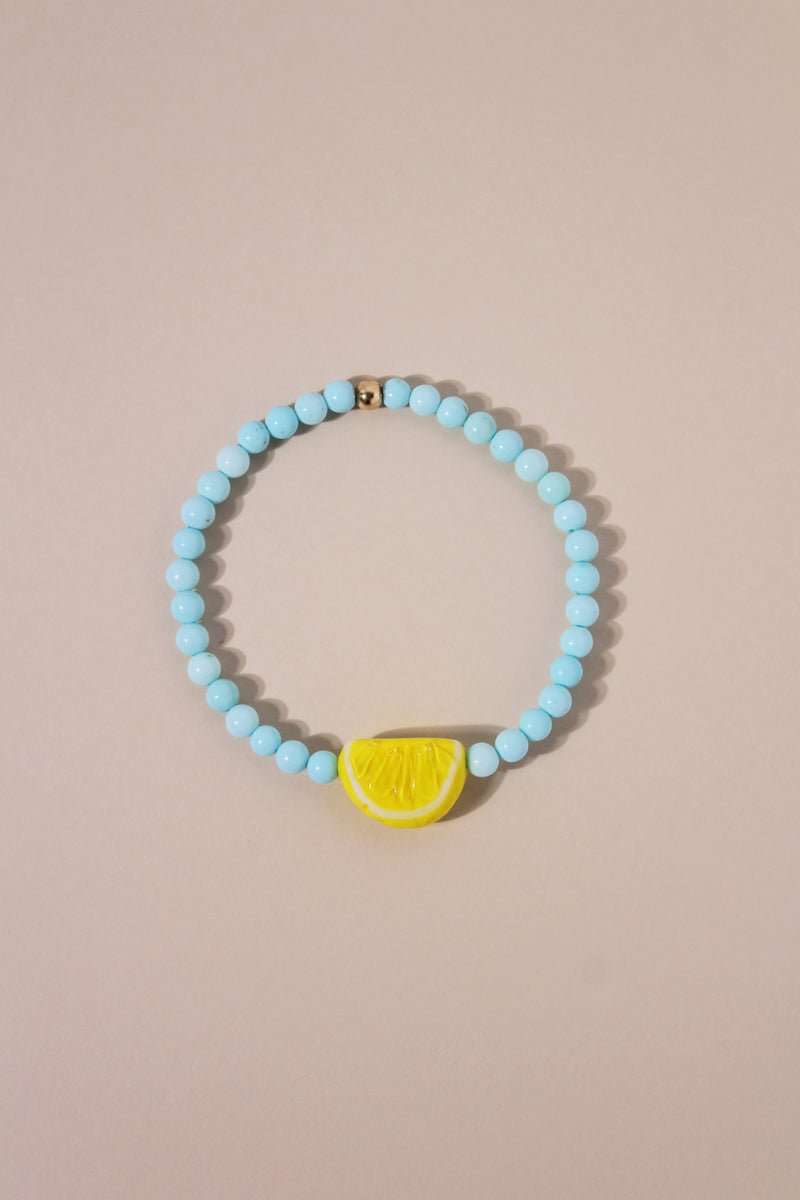 TUTTI FRUTTI  BEADED BRACELET - LUCIA THE LEMON