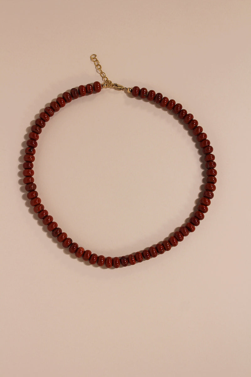 NOMAD 06 RED JASPER BEADS