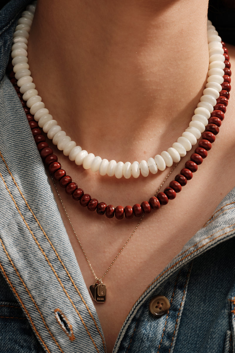 NOMAD 06 RED JASPER BEADS