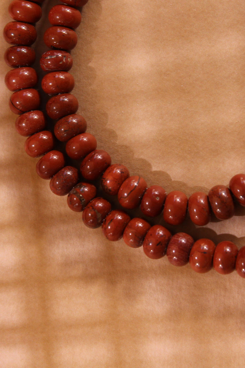 NOMAD 06 RED JASPER BEADS