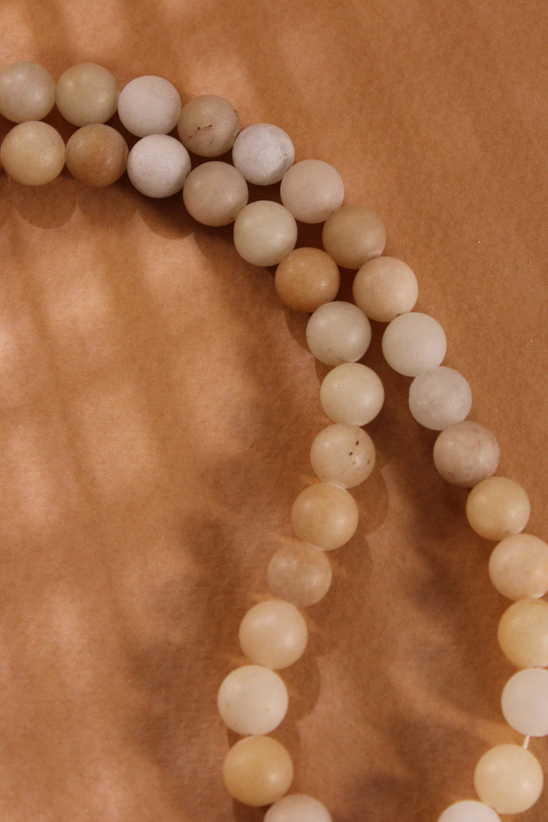 NOMAD 09 WHITE JADE BEADS