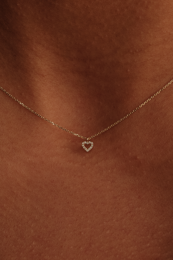 DIAMOND SWEET WISHES HEART NECKLACE