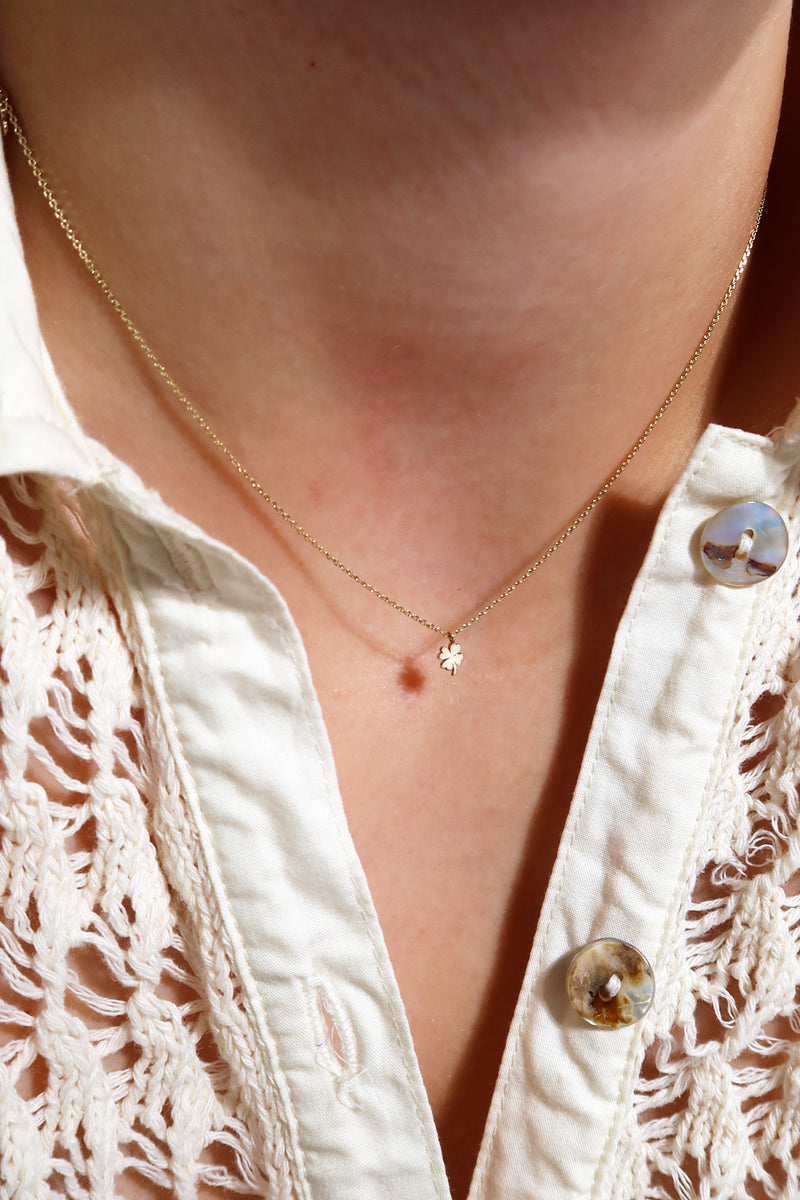 THE UNITY FOUR LEAF CLOVER NECKLACE