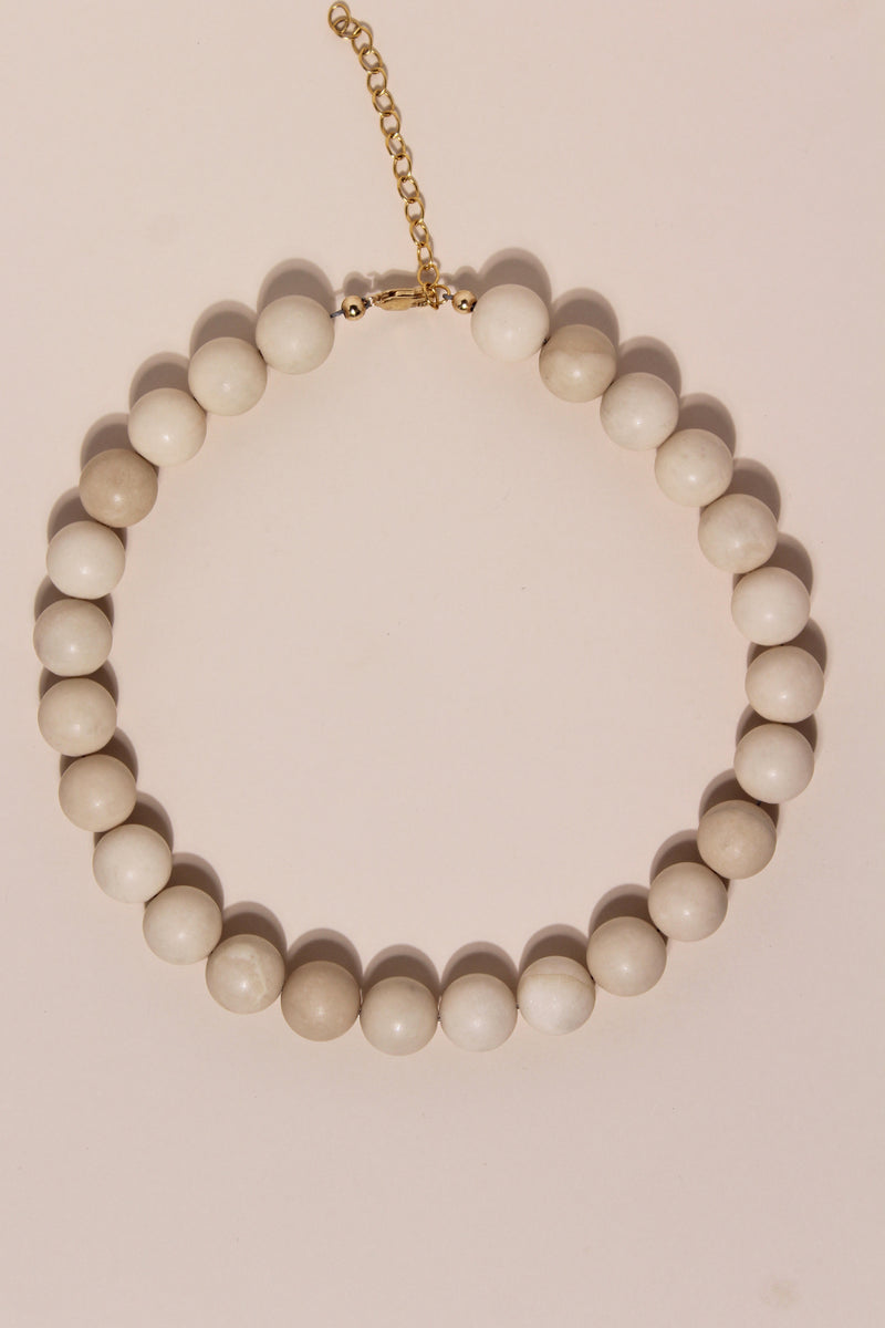 FORMENTERA CREMA JASPER BEADS