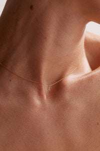 DIAMOND INITIAL NECKLACE