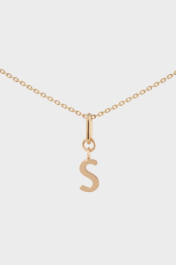 SAME DAY GOLD INITIAL PENDANT (6mm)