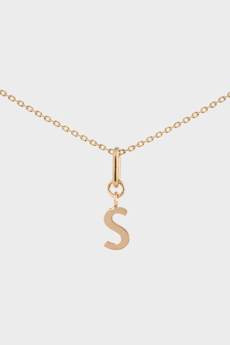 SAME DAY GOLD INITIAL PENDANT (6mm)