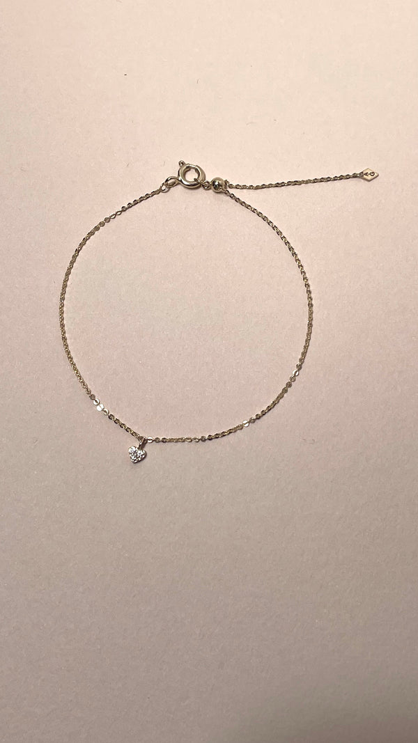 PETITE WISHES DIAMOND MOON BRACELET