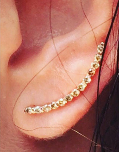 ÉTOILE FLOATING DIAMOND EAR PIN