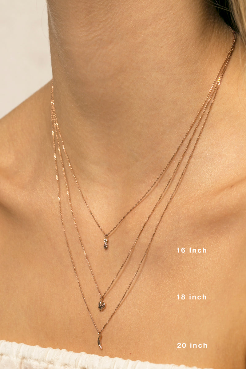 INITIAL LAYER NECKLACE