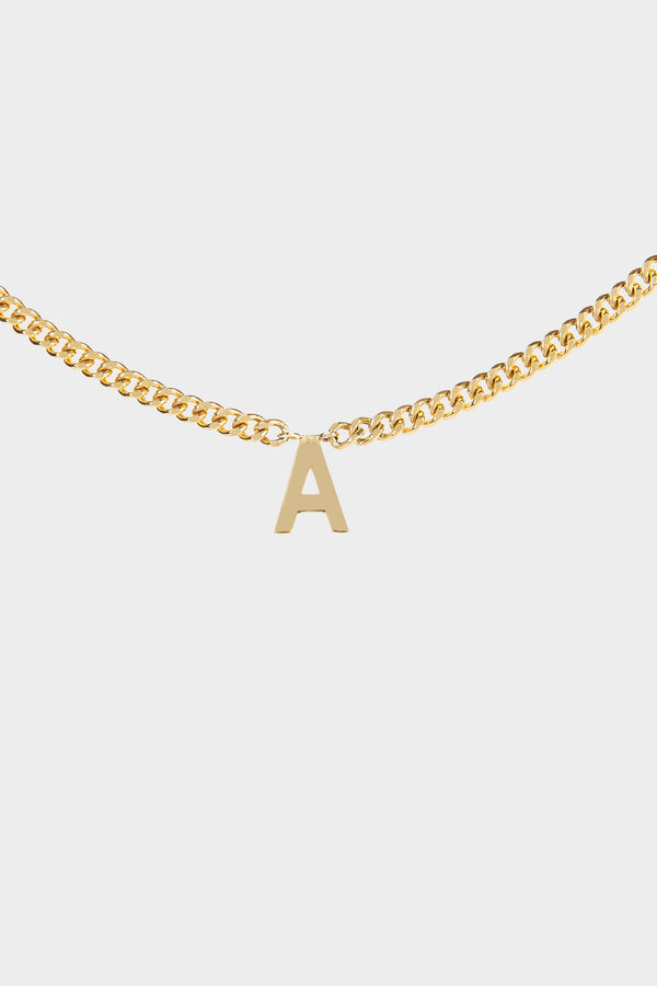 CURB INITIAL NECKLACE