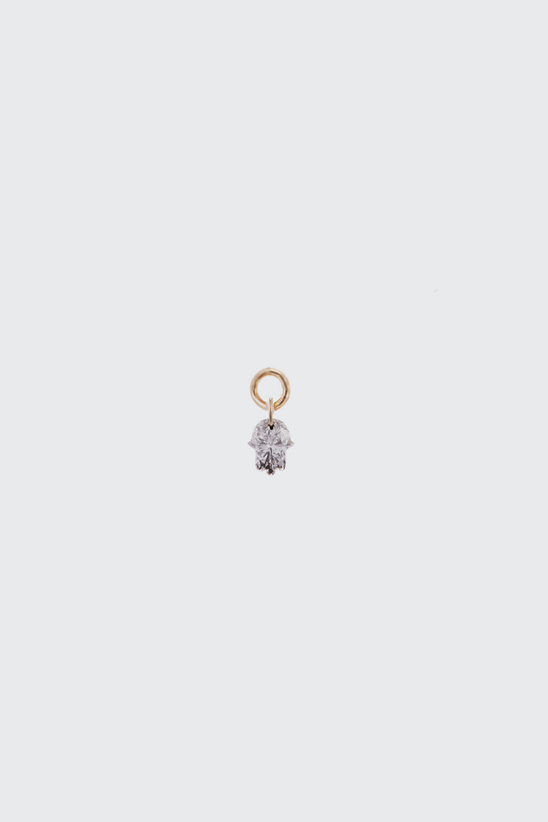 FACETS DRILLED DIAMOND HUGGY CHARM (more options)