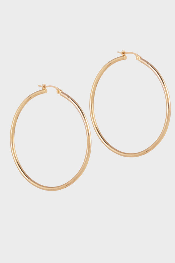 CLASSIC GOLD HOOPS (MORE SIZES)