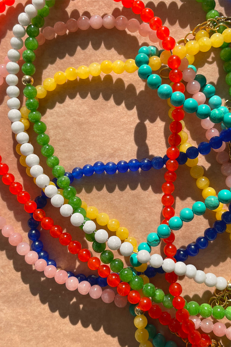 COLOUR HAPPY BEADED NECKLACE